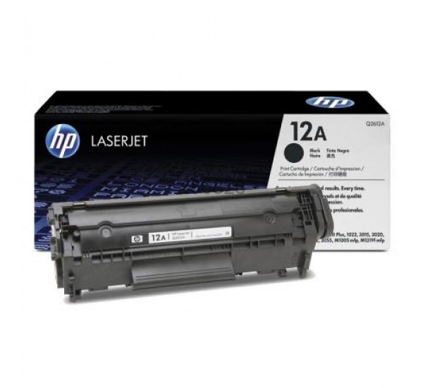 HP 12A Black Laserjet Toner Cartridge HP 12A Black Laserjet Toner Cartridge
